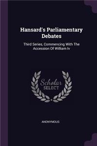 Hansard's Parliamentary Debates