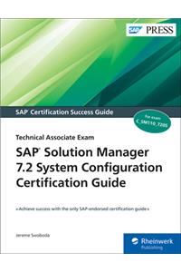 SAP Solution Manager 7.2 System Configuration Certification Guide