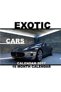 Exotic Cars Calendar 2017