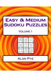 Easy & Medium Sudoku Puzzles Volume 1