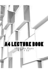 A4 Lecture Book 150 LIned Pages 8.5