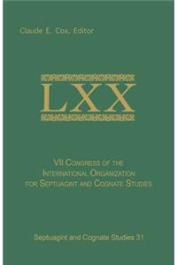 VII Congress of the International Organization for Septuagint and Cognate Studies