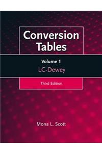 Conversion Tables [3 Volumes]: Set- Dewey-LC (Volume 2), LC-Dewey (Volume 1), Subject Headings, LC and Dewey (Volume 3)