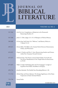 Journal of Biblical Literature 142.4 (2023)