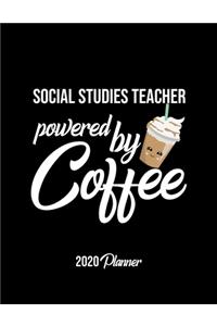 Social Studies Teacher Powered By Coffee 2020 Planner