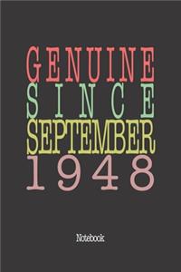 Genuine Since September 1948