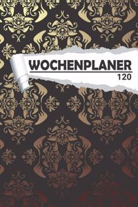 Wochenplaner Ornament in Gold