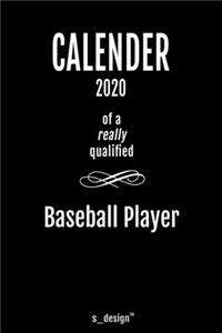 Calendar 2020 for Baseball Players / Baseball Player