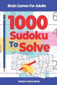 Brain Games For Adults - 1000 Sudoku To Solve