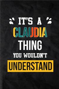 It's a Claudia Thing You Wouldn't Understand