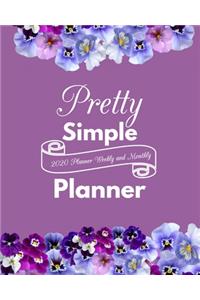 Pretty Simple 2020 Planner weekly and monthly