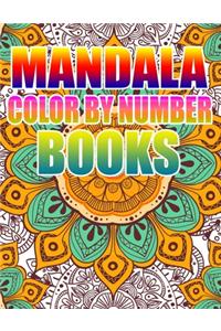 Mandala Color by Number Books