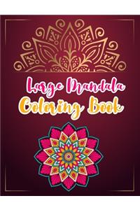 Large Mandala Coloring Book
