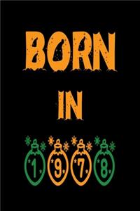 Born in 1978 Notebook Gift