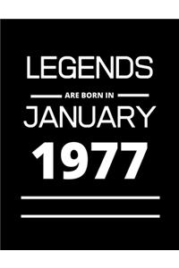LEGENDS are born in January 1977