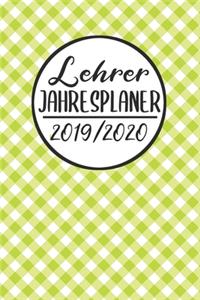 Lehrer Jahres Planer 2019 / 2020