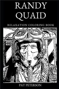 Randy Quaid Relaxation Coloring Book