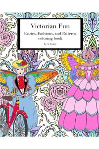 Victorian Fun Fairies, Fashions, and Patterns coloring book