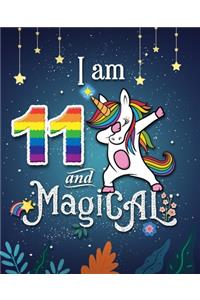 Unicorn Journal I am 11 and Magical