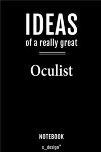 Notebook for Oculists / Oculist