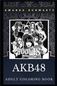 AKB48 Adult Coloring Book