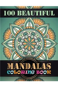 100 Beautiful Mandalas Coloring Book