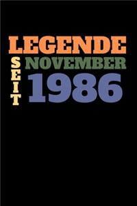 Legende seit November 1986