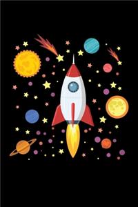 Astronaut Space Solar System Planets Journal