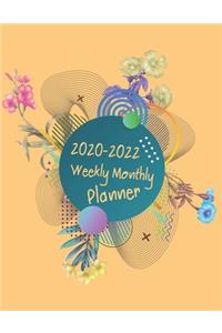 2020-2022 Weekly Monthly Planner