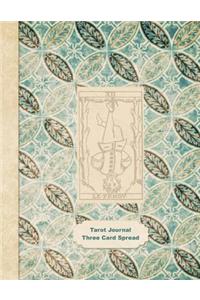 Tarot Journal Three Card Spread - Cream XII