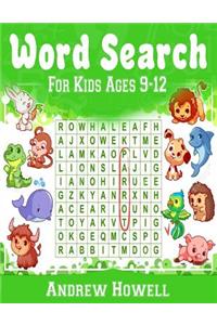 Word Search For Kids ages 9-12