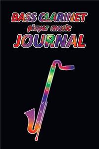 Bass Clarinet Player Music Journal