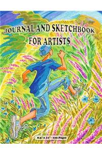 Journal and Sketchbook for Artists. 8.5 X 11. 120 Pages