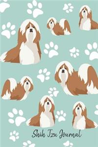 Shih Tzu Journal: Cute Dog Breed Journal Lined Paper