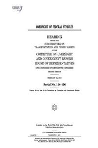 Oversight of federal vehicles