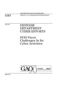 Defense Department cyber efforts