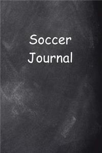 Soccer Journal Chalkboard Design