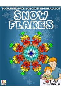 Snowflakes 50 Coloring Pages For Older Kids Relaxation