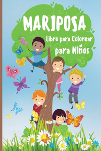 Mariposa Libro para Coloreas para Niños