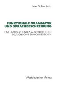 Funktionale Grammatik Und Sprachbeschreibung
