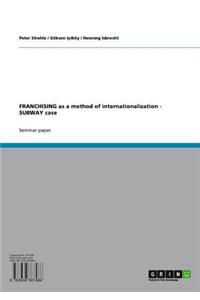 Franchising as a Method of Internationalization