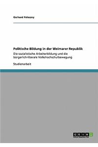 Politische Bildung in der Weimarer Republik