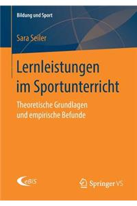 Lernleistungen Im Sportunterricht