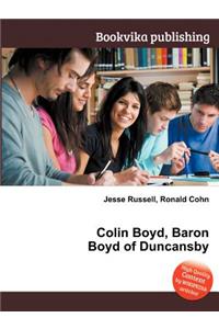 Colin Boyd, Baron Boyd of Duncansby
