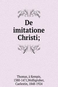 De imitatione Christi