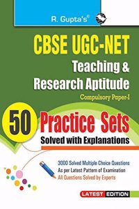 CBSE-UGC-NET JRF & Assistant Professor Exam: 50 Practice Test Papers (Solved)