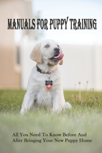 Manuals For Puppy Training