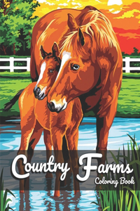 Country Farm Coloring Book