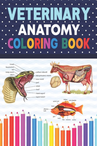 Veterinary Anatomy Coloring Book