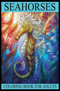 Seahorses Coloring Book for Adults